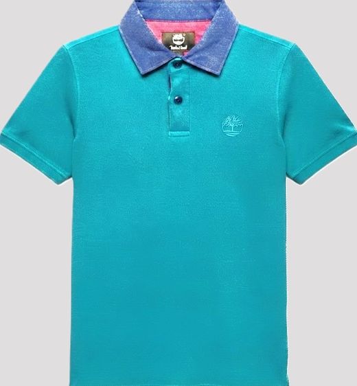 TIMBERLAND Millers River Pique contrast collar Polo Shirt