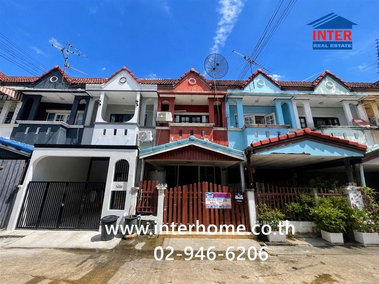 ทาวน์เฮ้าส์ 2 ชั้น 16 ตร.ว. หมู่บ้านฟ้ารังสิต คลอง4 ใกล้โฮมโปรมาร์เก็ตวิลเลจ รังสิต ซอยบ้านฟ้าซอย10 ถนนกาญจนาภิเษก ธัญบุรี ปทุมธานี