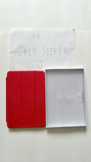 ขอโละ เคส iPAD Mini4 สภาพใหม่ สีแดงสด ปรับตั้งได้ 2 ระดับ รูปที่ 6