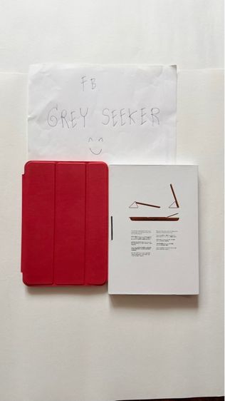 ขอโละ เคส iPAD Mini4 สภาพใหม่ สีแดงสด ปรับตั้งได้ 2 ระดับ