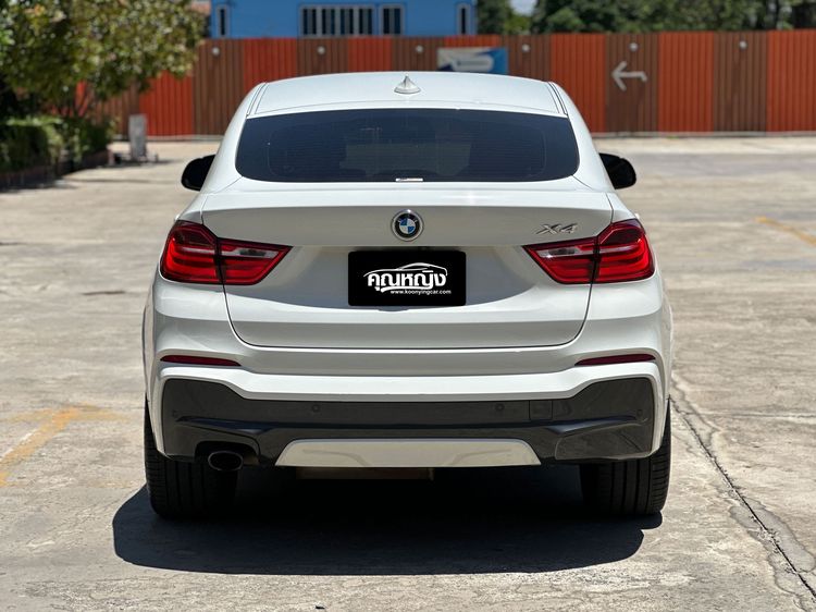 BMW X4 2018 2.0 xDrive20d M Sport 4WD Utility-car ดีเซล ไม่ติดแก๊ส เกียร์อัตโนมัติ ขาว รูปที่ 4