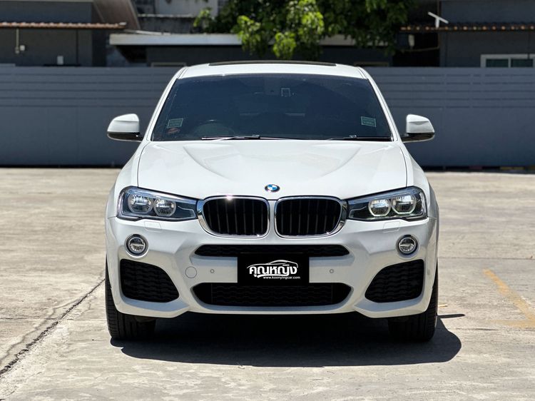 BMW X4 2018 2.0 xDrive20d M Sport 4WD Utility-car ดีเซล ไม่ติดแก๊ส เกียร์อัตโนมัติ ขาว รูปที่ 3