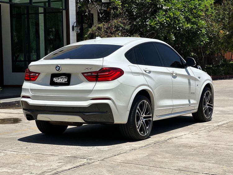 BMW X4 2018 2.0 xDrive20d M Sport 4WD Utility-car ดีเซล ไม่ติดแก๊ส เกียร์อัตโนมัติ ขาว รูปที่ 2