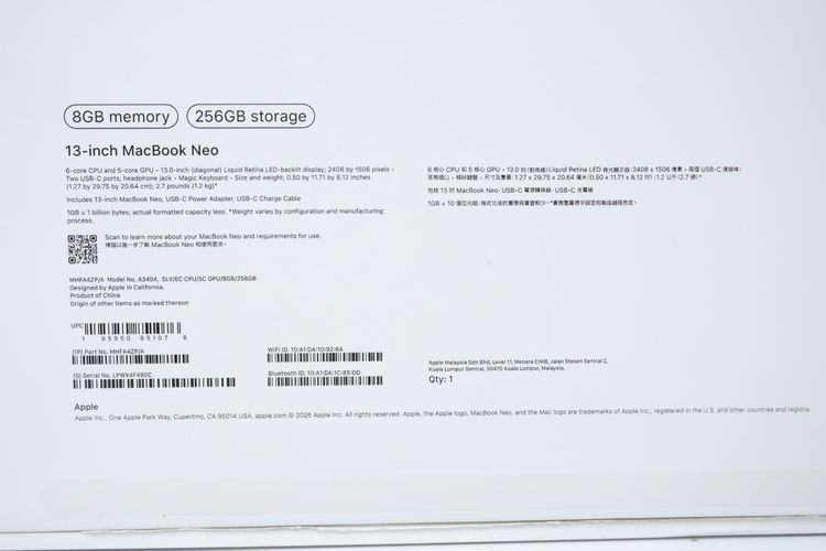 MacBook Neo 13" 8.256GB รูปที่ 18
