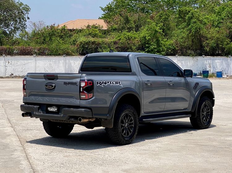 Ford Ranger 2022 Raptor 3.0L V6 Twin-Turbo EcoBoost 4x4 Pickup เบนซิน ไม่ติดแก๊ส เกียร์อัตโนมัติ เทา รูปที่ 4