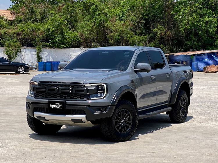 Ford Ranger 2022 Raptor 3.0L V6 Twin-Turbo EcoBoost 4x4 Pickup เบนซิน ไม่ติดแก๊ส เกียร์อัตโนมัติ เทา รูปที่ 3