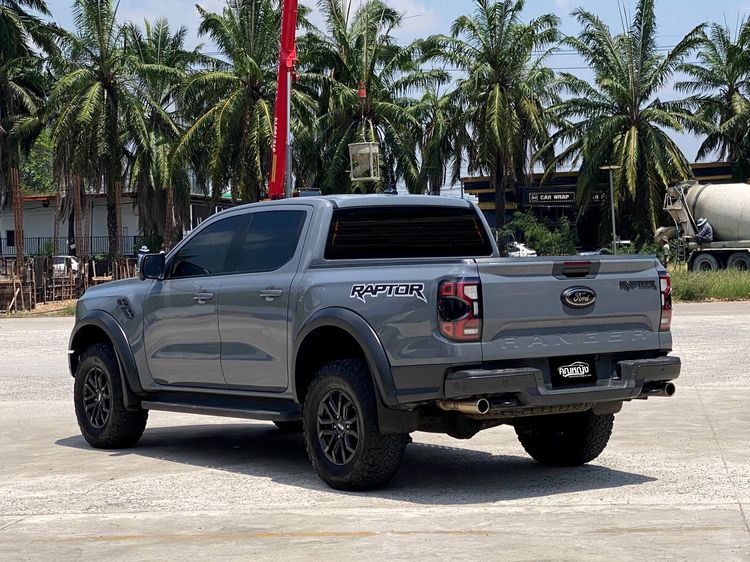 Ford Ranger 2022 Raptor 3.0L V6 Twin-Turbo EcoBoost 4x4 Pickup เบนซิน ไม่ติดแก๊ส เกียร์อัตโนมัติ เทา รูปที่ 2