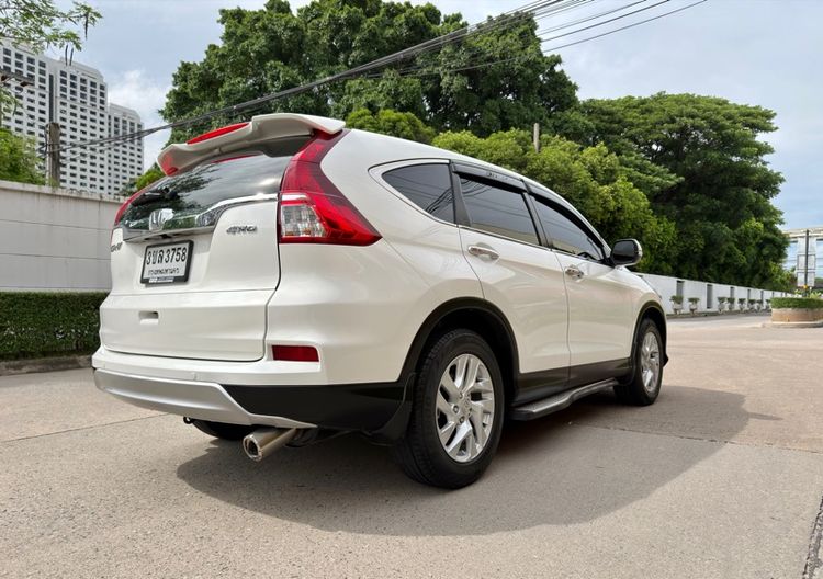 Honda CR-V 2016 2.0 E 4WD Utility-car เบนซิน ไม่ติดแก๊ส เกียร์อัตโนมัติ ขาว รูปที่ 4