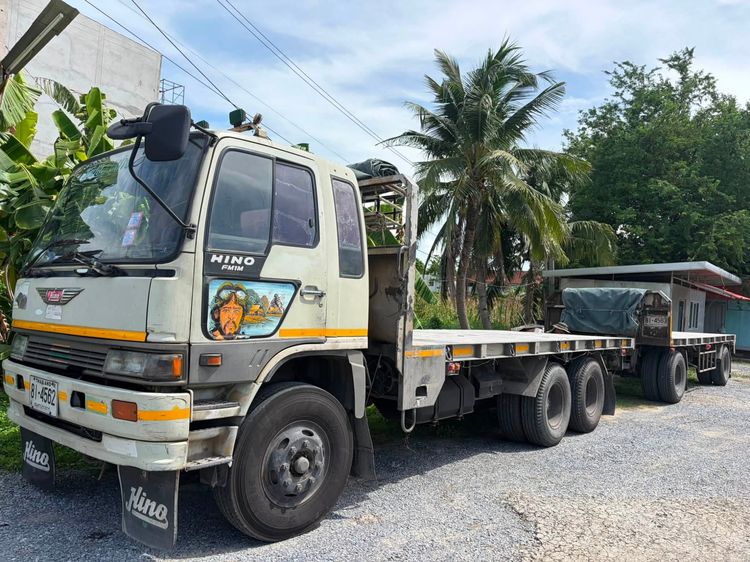 รถพ่วงแม่ลูก สิบล้อ HINO FM1M สิงห์ไฮเทค  220 แรงม้า  รถเจ้าเดียว