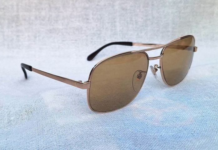 แว่นตาปัญญาชนอังกฤษในตำนาน OXFORD 14K GF  ตัวแท้ มือหนึ่ง—New Old Stock ทศวรรษ 1980 กรอบทองคำแท้–หุ้ม 14K GF เลนส์กระจกอิตาเลียนวินเทจ SAFILO หายาก สีน้ำตาล–ตอร์ติญ่า...Authentic Vintage OXFORD Handcrafted in the 1980s in Japan รูปที่ 8