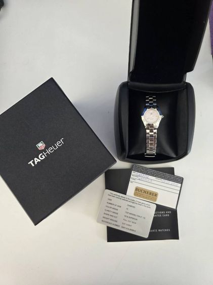 tag heuer aquaracer waf 141a ladysize หน้าชมพูหลักเพชร. รูปที่ 10