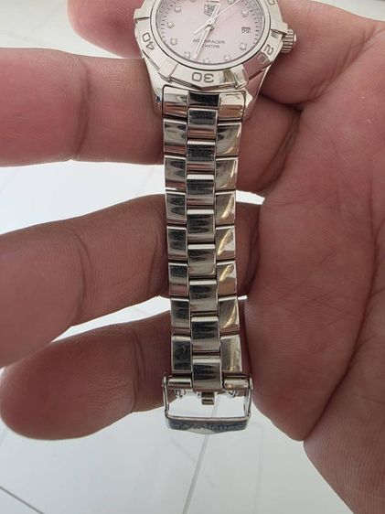 tag heuer aquaracer waf 141a ladysize หน้าชมพูหลักเพชร. รูปที่ 7