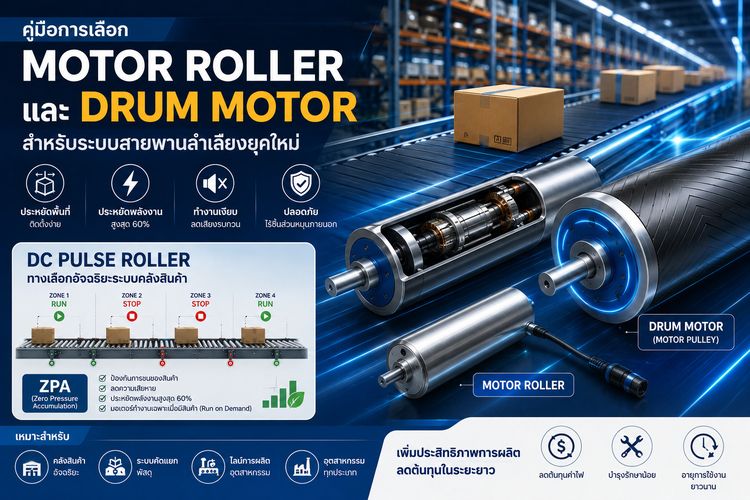 ตัวแทนจำหน่าย Motor Roller KYOWA  AC Motor Roller KYOWA  Motor Pulley KYOWA  Drum Motor  Idle Roller DAMON  Free Roller DAMON ,Vacuum P