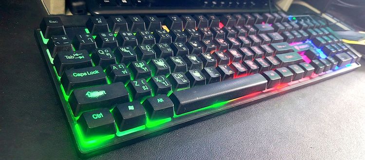 NUBWO NKM-623 Keyboard+mouse combo set ไฟทะลุตัวอักษร รูปที่ 3