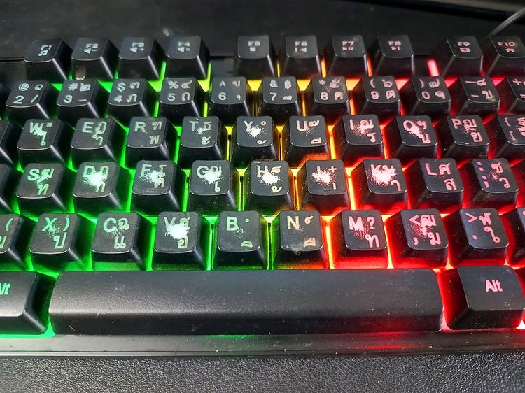 NUBWO NKM-623 Keyboard+mouse combo set ไฟทะลุตัวอักษร รูปที่ 5