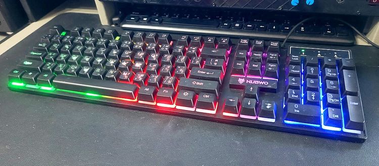 NUBWO NKM-623 Keyboard+mouse combo set ไฟทะลุตัวอักษร รูปที่ 2