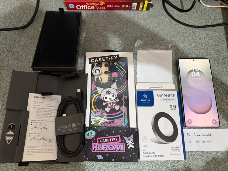 Samsung Galaxy S25 Ultra 12 256GB Titanium WhiteSilver ศูนย์ไทยมือสอง พร้อม Casetify รูปที่ 2