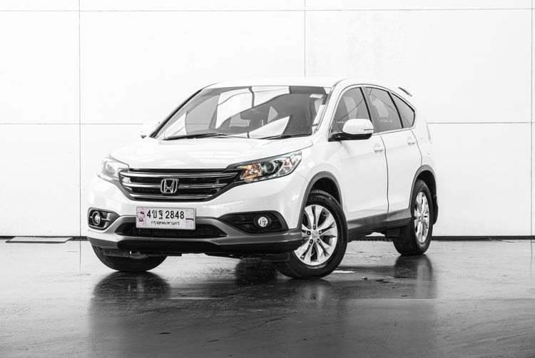 Honda CR-V 2013 2.0 E Utility-car เบนซิน ไม่ติดแก๊ส เกียร์อัตโนมัติ ขาว