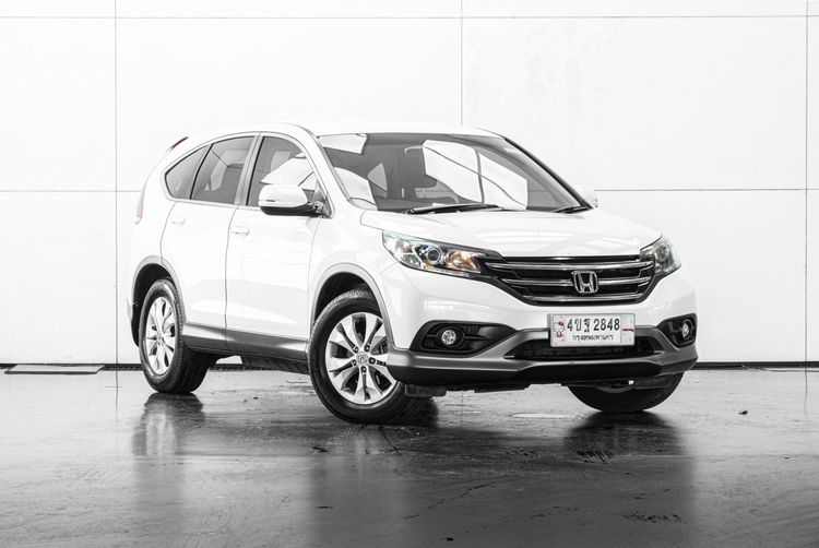 Honda CR-V 2013 2.0 E Utility-car เบนซิน ไม่ติดแก๊ส เกียร์อัตโนมัติ ขาว รูปที่ 2