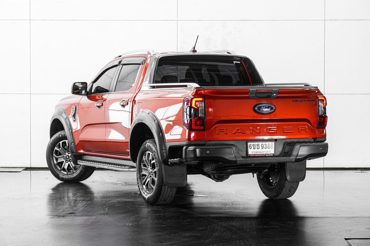 Ford Ranger 2022 2.0 Bi-Turbo Hi-Rider Wildtrak Pickup ดีเซล ไม่ติดแก๊ส เกียร์อัตโนมัติ ส้ม รูปที่ 4