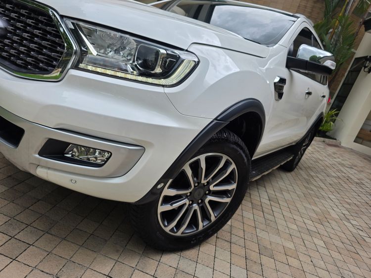 Ford Everest 2022 2.0 Titanium Plus Utility-car ดีเซล ไม่ติดแก๊ส เกียร์อัตโนมัติ ขาว รูปที่ 3