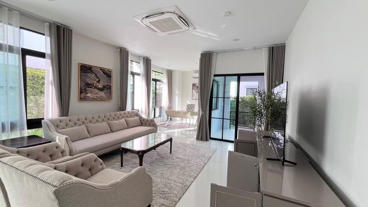 Land and Houses ตกแต่งครบ 2026 บ้านเดี่ยวหรูให้เช่า 250k ขาย 38m นันทวัน พระราม 9  กรุงเทพกรีฑา  รูปที่ 3