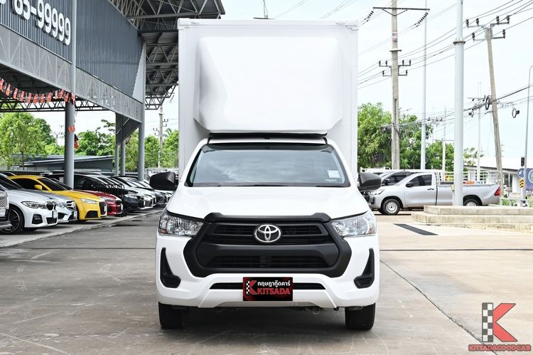Toyota Hilux Revo 2021 2.4 Entry Pickup ดีเซล ไม่ติดแก๊ส เกียร์ธรรมดา ขาว รูปที่ 2
