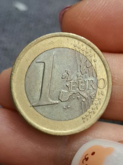 เหรียญ1 ยูโร ก่อนการเปลี่ยนแปลง รูปที่ 2