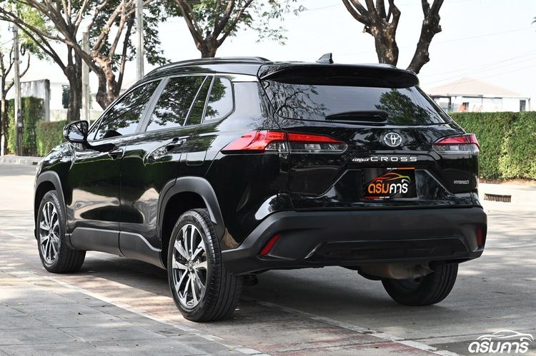 Toyota Corolla Cross 2022 1.8 Hybrid Premium Safety Utility-car ไฮบริด ไม่ติดแก๊ส เกียร์อัตโนมัติ ดำ รูปที่ 3
