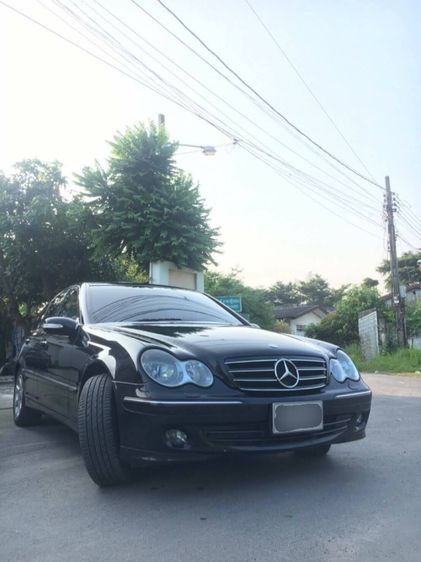 รถ Mercedes-Benz C-Class C180 Kompressor สี ดำ