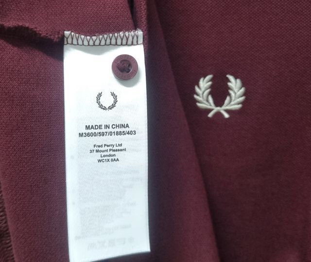 เสื้อ fred perry Sz.S  ,สภาพ 99 รูปที่ 4