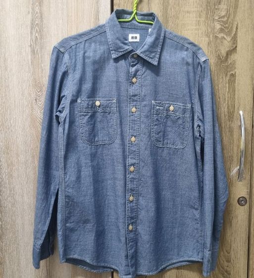 เสื้อเชิ้ตแขนยาว GU Sz.M slimfit