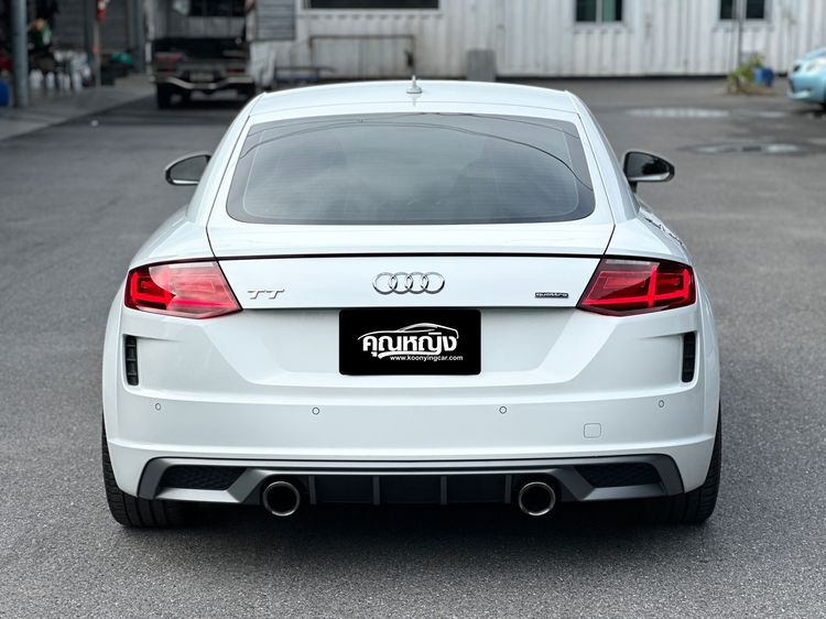 Audi Audi TT  2021 2.0 TFSI Quattro S Line 4WD Sedan เบนซิน ไม่ติดแก๊ส เกียร์อัตโนมัติ ขาว รูปที่ 4