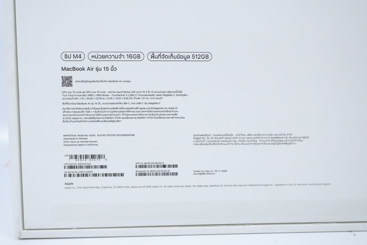 MacBook Air M4 15" 16.512GB รูปที่ 16