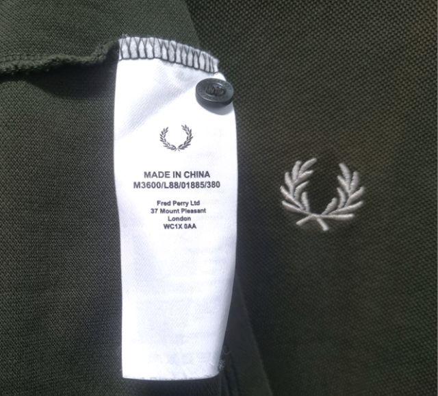 เสื้อ   fred perry Sz. M รูปที่ 3