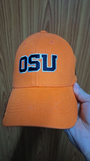 หมวกและหมวกแก๊ป หมวก Russell OSU Oklahoma State Beavers NCAA Football Sports Cap สีส้ม