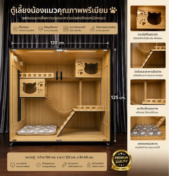 กรง คอกและประตู บ้านแมว