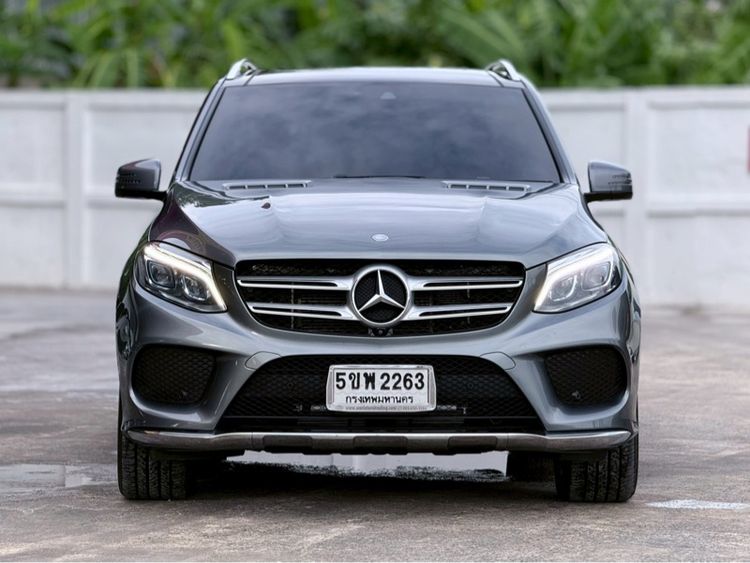 Mercedes-Benz GLE-Class 2017 GLE500 Utility-car ปลั๊กอินไฮบริด (PHEV) ไม่ติดแก๊ส เกียร์อัตโนมัติ เทา รูปที่ 2