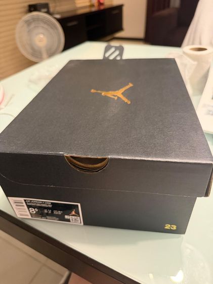 Jordan 1 low black light smoke grey gym red รูปที่ 10