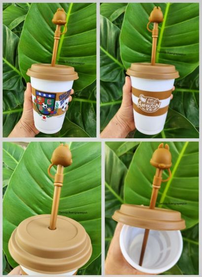 Café Amazon แก้ว Mickey Mouse and Friends W⚽️RLD CUP 2026 ❤️🩷🩵💛🤎💚 16 oz (473 ml) รูปที่ 16