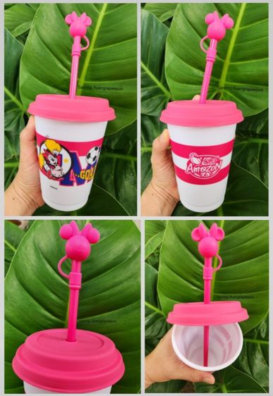 Café Amazon แก้ว Mickey Mouse and Friends W⚽️RLD CUP 2026 ❤️🩷🩵💛🤎💚 16 oz (473 ml) รูปที่ 13