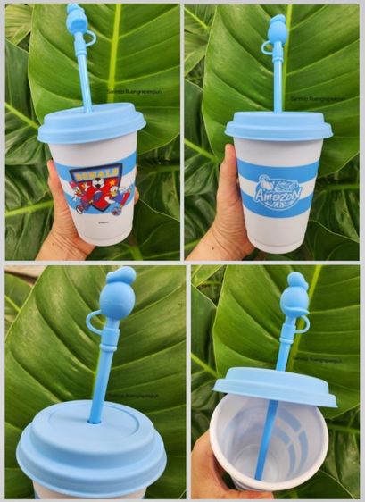 Café Amazon แก้ว Mickey Mouse and Friends W⚽️RLD CUP 2026 ❤️🩷🩵💛🤎💚 16 oz (473 ml) รูปที่ 14