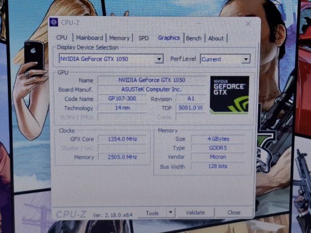Asus Core i7-8750H รูปที่ 3