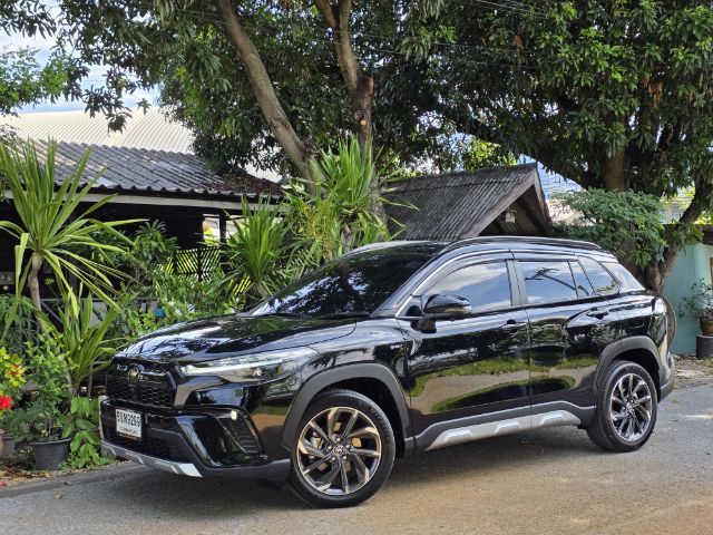 รถ Toyota Corolla Cross 1.8 HEV GR Sport สี ดำ
