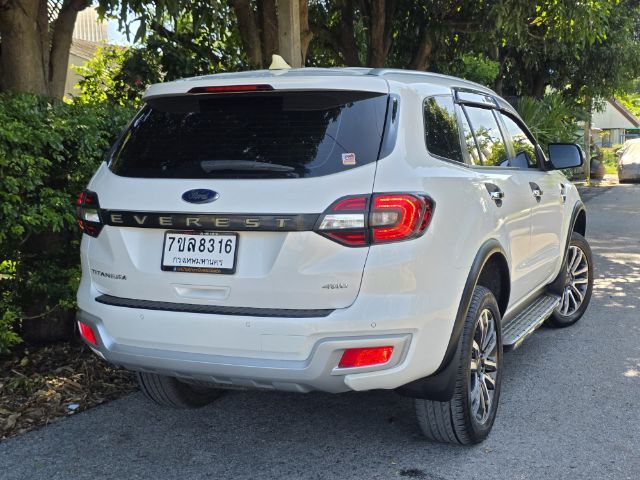 Ford Everest 2021 2.0 Bi-Turbo Titanium+ 4WD Utility-car ดีเซล ไม่ติดแก๊ส เกียร์อัตโนมัติ ขาว รูปที่ 3