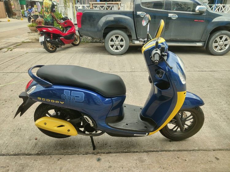 🛵ยังไงก็ขาย SCOOPY-i ปี 64 เครื่องดี สีสวย สตาร์ทมือ กุญแจรีโมท เล่มชุดโอนครบ+เปลี่ยนถ่ายน้ำมันเครื่องฟรี ส่งฟรี30 ก.ม รูปที่ 3