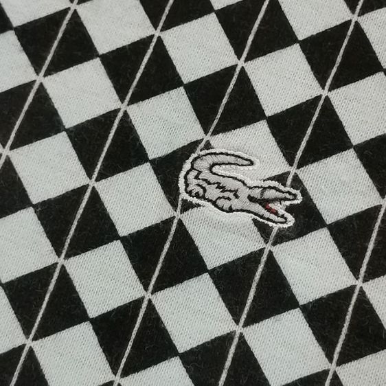 เสื้อโปโล Lacoste ลายตารางวินเทจ  รูปที่ 5