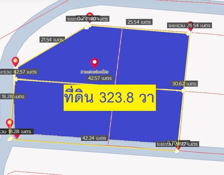 ขายที่ดินจัดสรรถมอย่างดีหมู่บ้านลานทองปากเกร็ด ติวานนท์-ปากเกร็ด 25 เนื้อที่ดิน 323.8 วาแม้แต่ที่พักอาศัยอื่นก็ตาม หมู่บ้านลานทองซอย35ทับ 1 รูปที่ 2