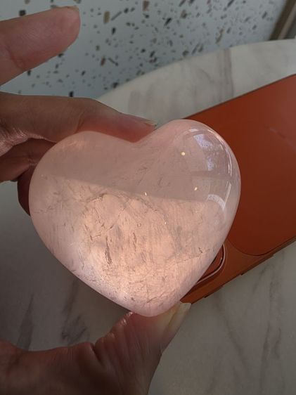 หัวใจโรสควอตซ์ (Rose Quartz) รูปที่ 3