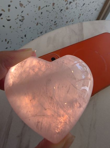 หัวใจโรสควอตซ์ (Rose Quartz) รูปที่ 2